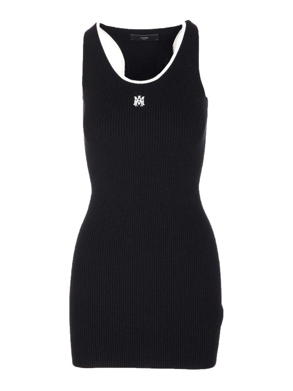 Amiri Robe Courte - Noir
