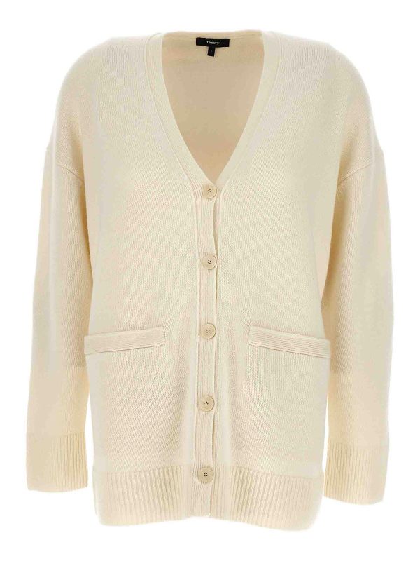 Theory Cardigan - Blanc
