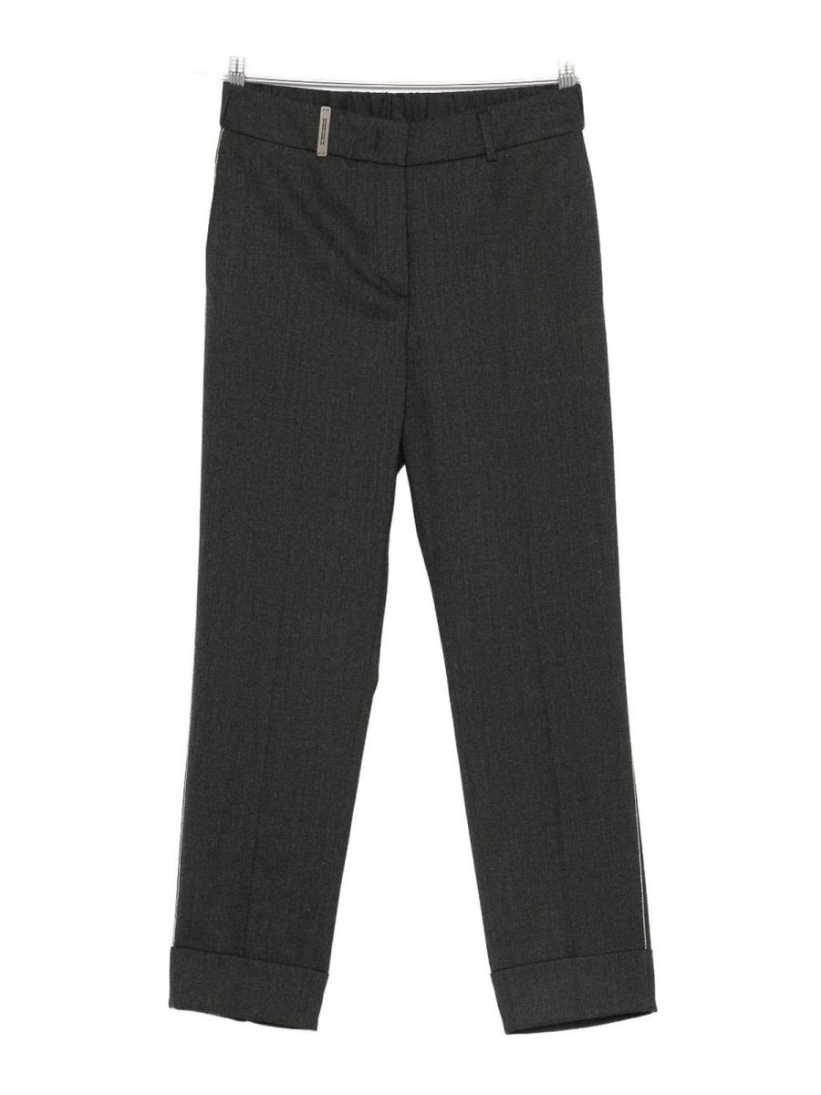 Peserico Pantalons Décontractés - Gris