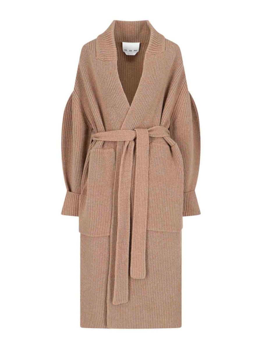 Sa Su Phi Manteau Court - Beige