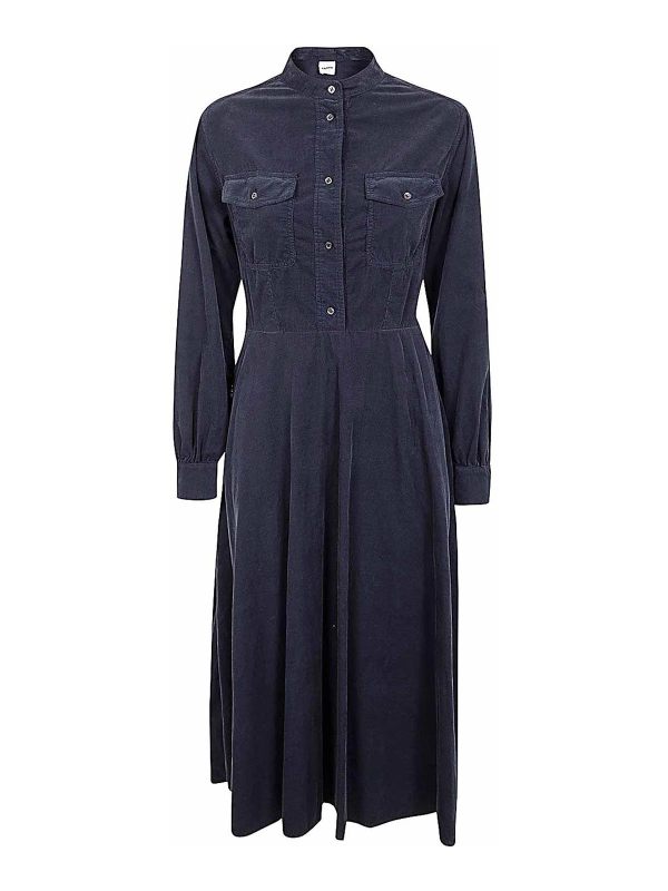 Aspesi Robe Au Genou - Bleu