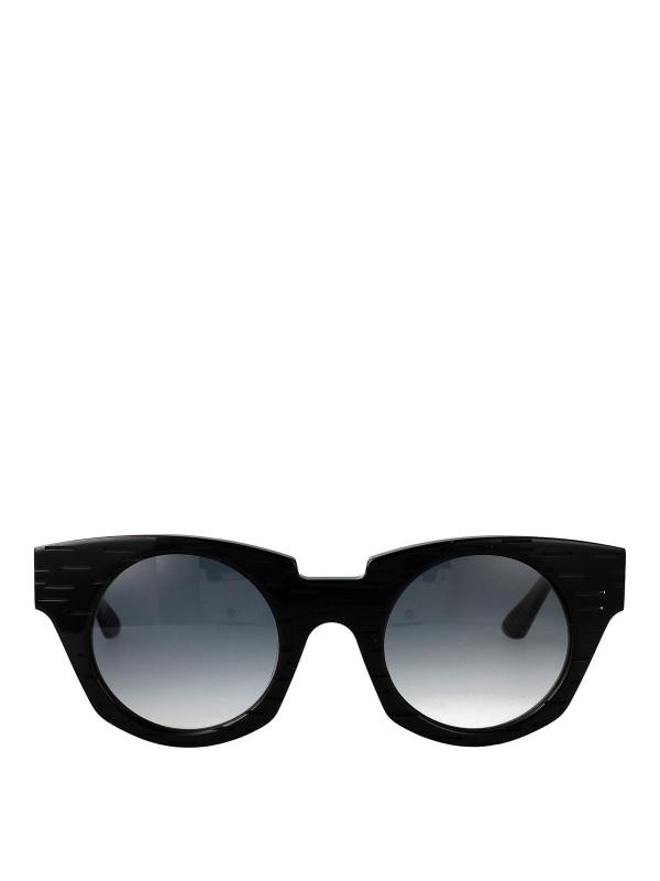 Yohji Yamamoto Lunettes De Soleil - Noir