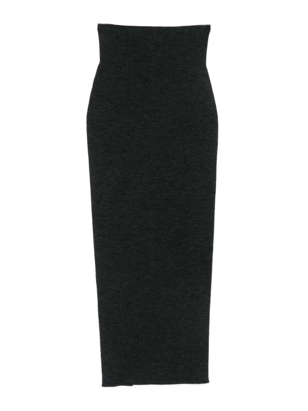 Alberta Ferretti Jupe Midi - Gris