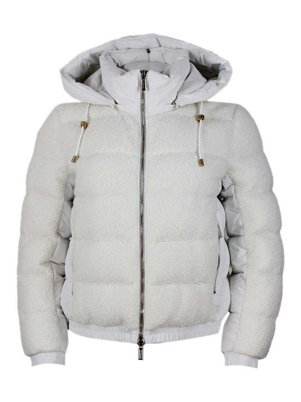Moorer Manteau Court - Blanc