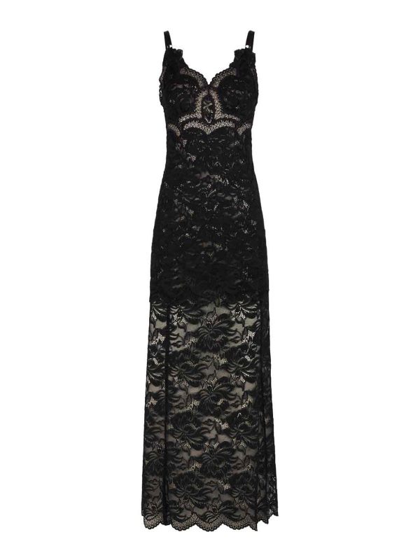 Rabanne Maxi Robe - Noir