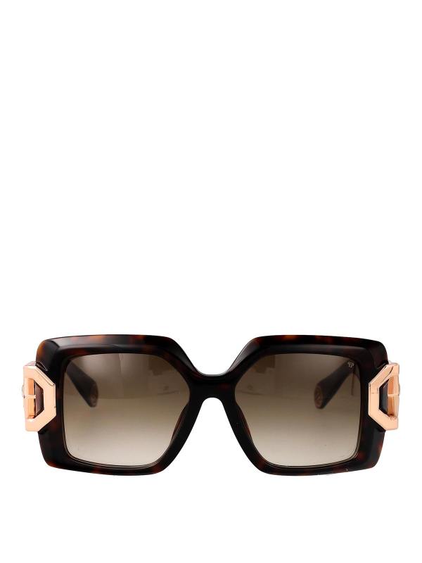 Philipp Plein Lunettes De Soleil - Marron