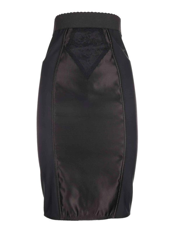Dolce & Gabbana Jupe Midi - Noir