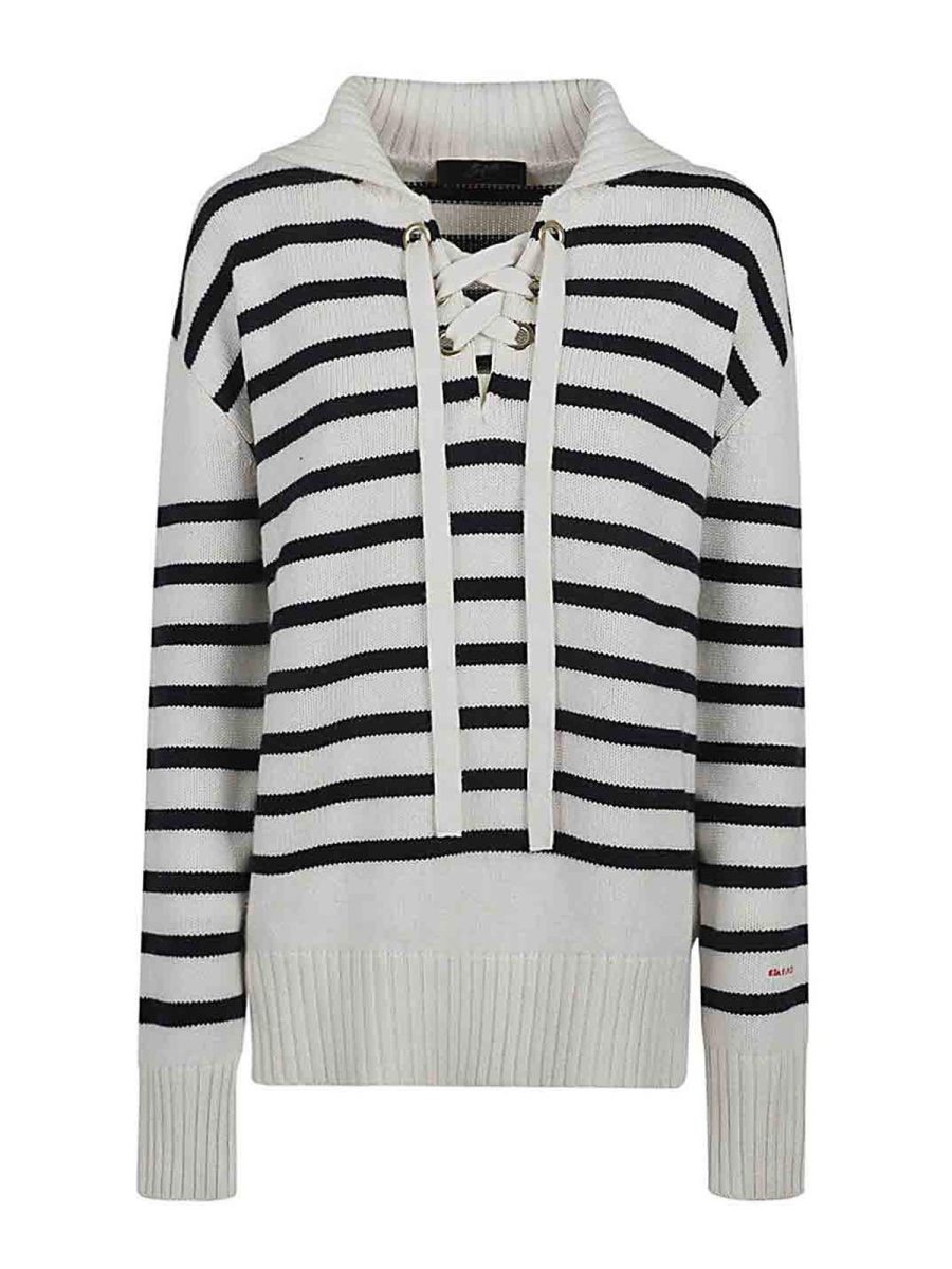 Seafarer Pull Col Rond - Blanc