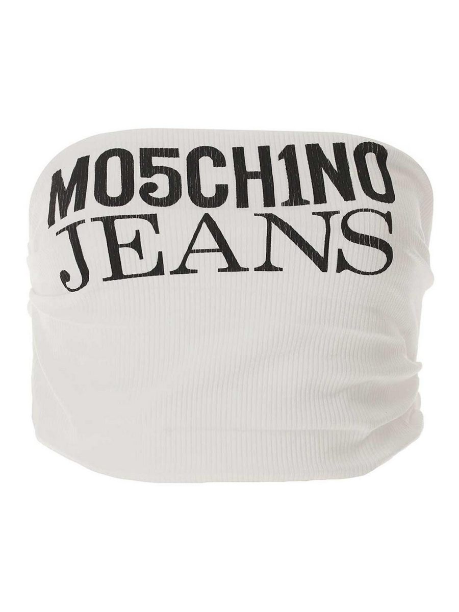 Moschino Jeans Top - Blanc