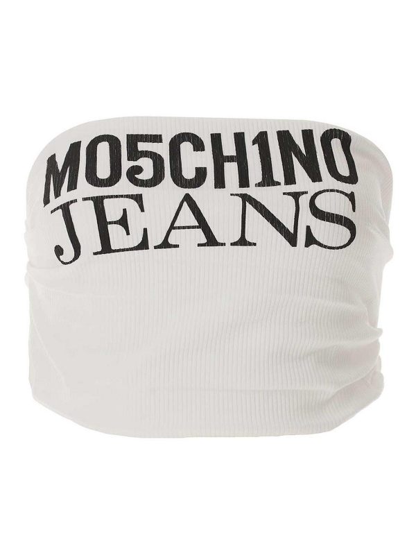 Moschino Jeans Top - Blanc