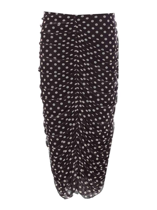 Mar De Margaritas Jupe Midi - Noir