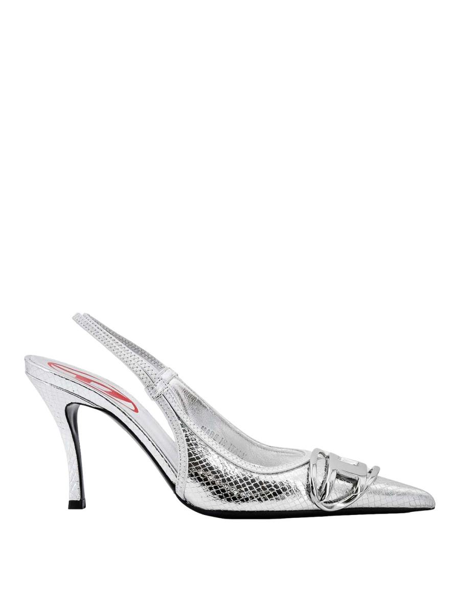 Diesel Chaussures À Talon - Argent