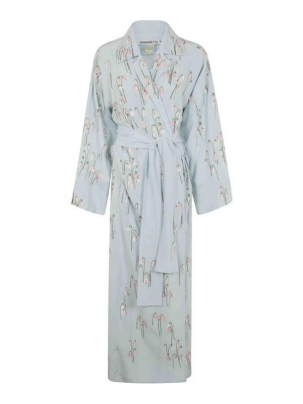 Bernadette Robe Au Genou - Bleu