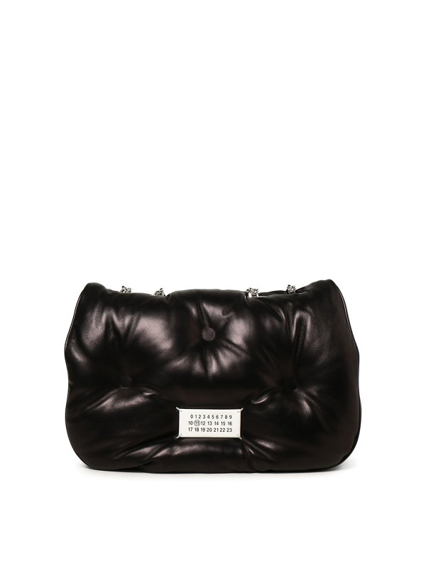 Maison Margiela Glam Slam Flap Medium - Noir