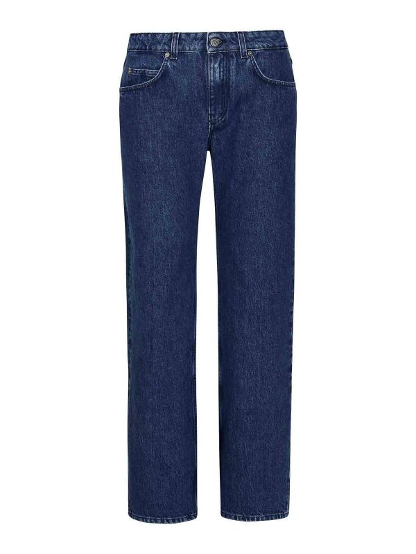 Off-White Jean Bootcut - Bleu