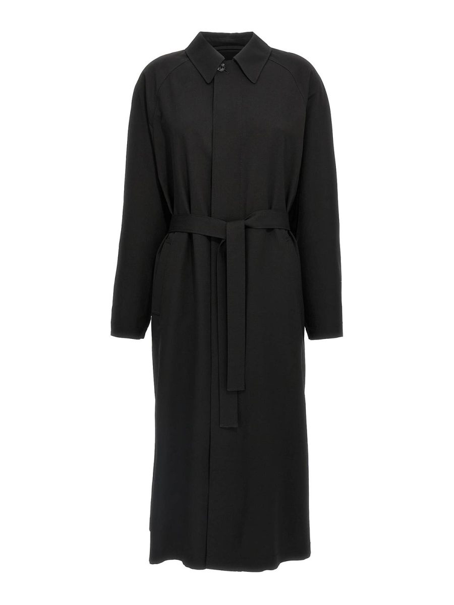 Lemaire Manteau Court - Noir