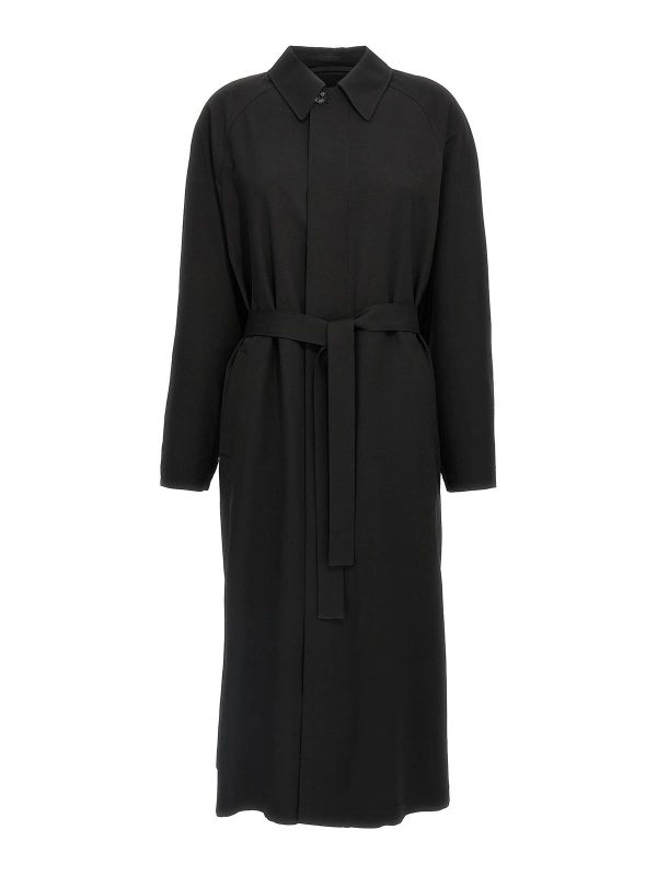 Lemaire Manteau Court - Noir