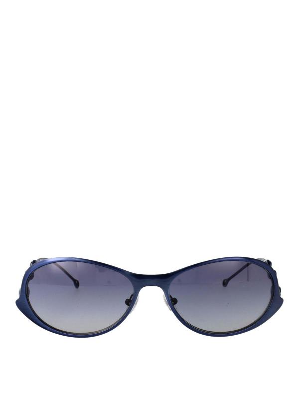 Diesel Lunettes De Soleil - Bleu