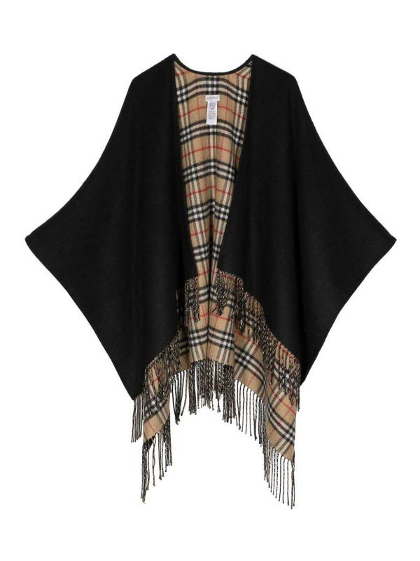 Burberry Cape - Noir