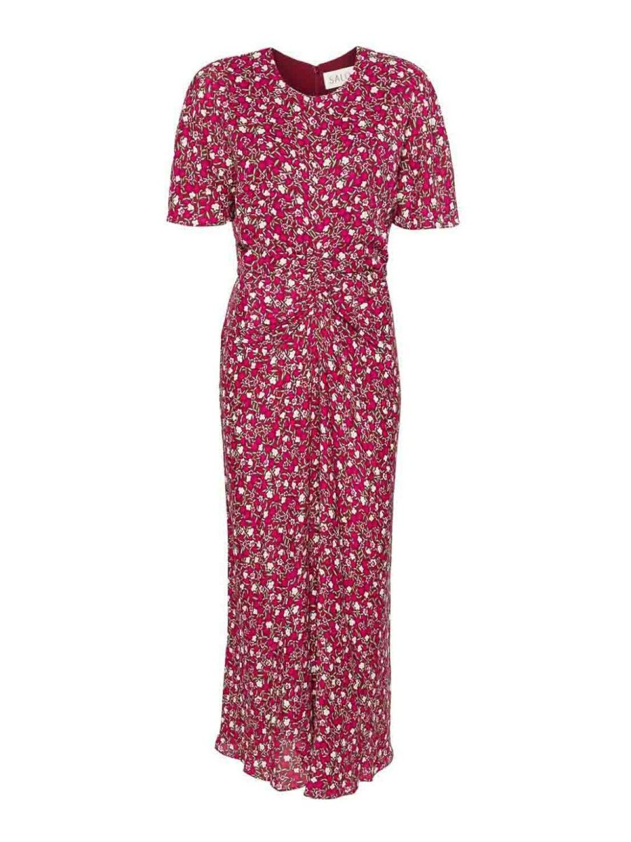 Saloni Maxi Robe - Rouge