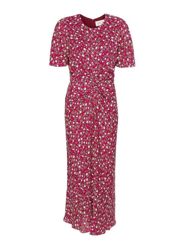 Saloni Maxi Robe - Rouge