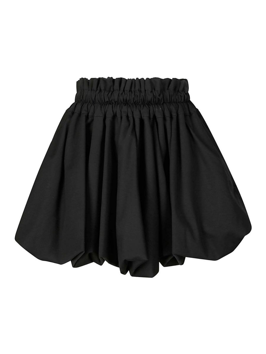 Comme Des Garcons Jupe Midi - Noir