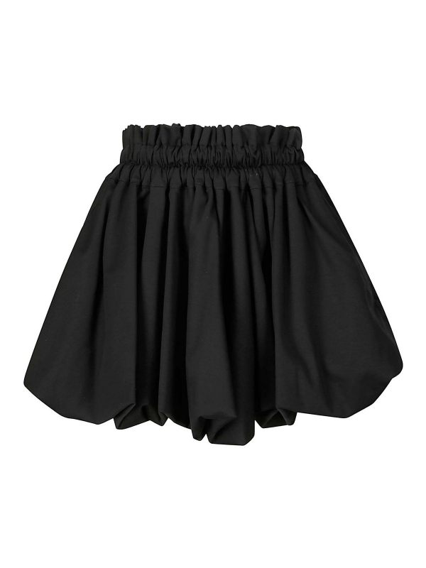 Comme Des Garcons Jupe Midi - Noir