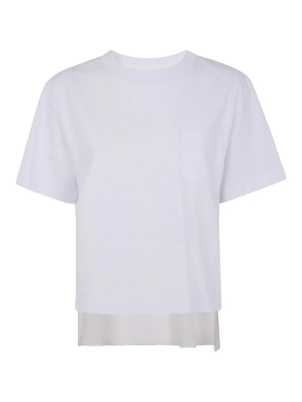 Sacai T-Shirt - Blanc