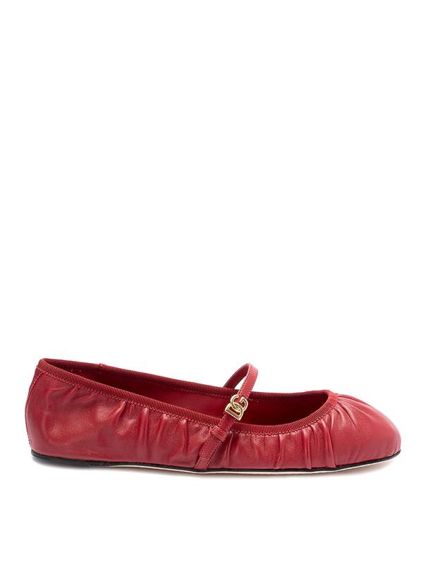 Dolce & Gabbana Ballerines - Rouge