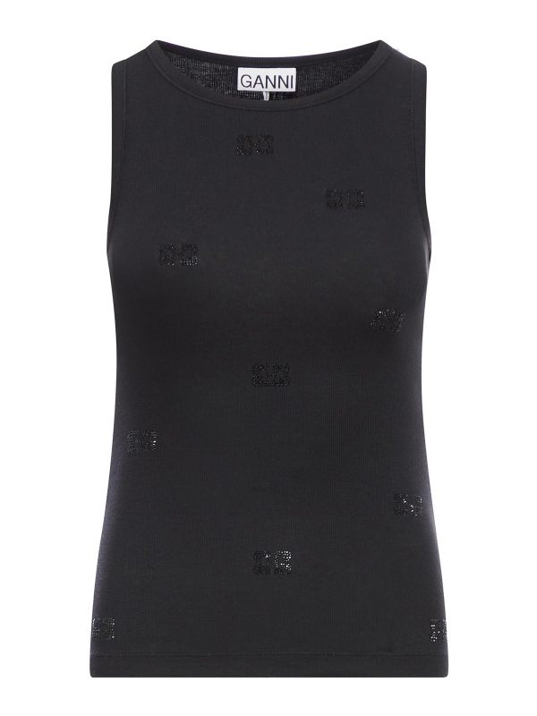 Ganni Top - Noir