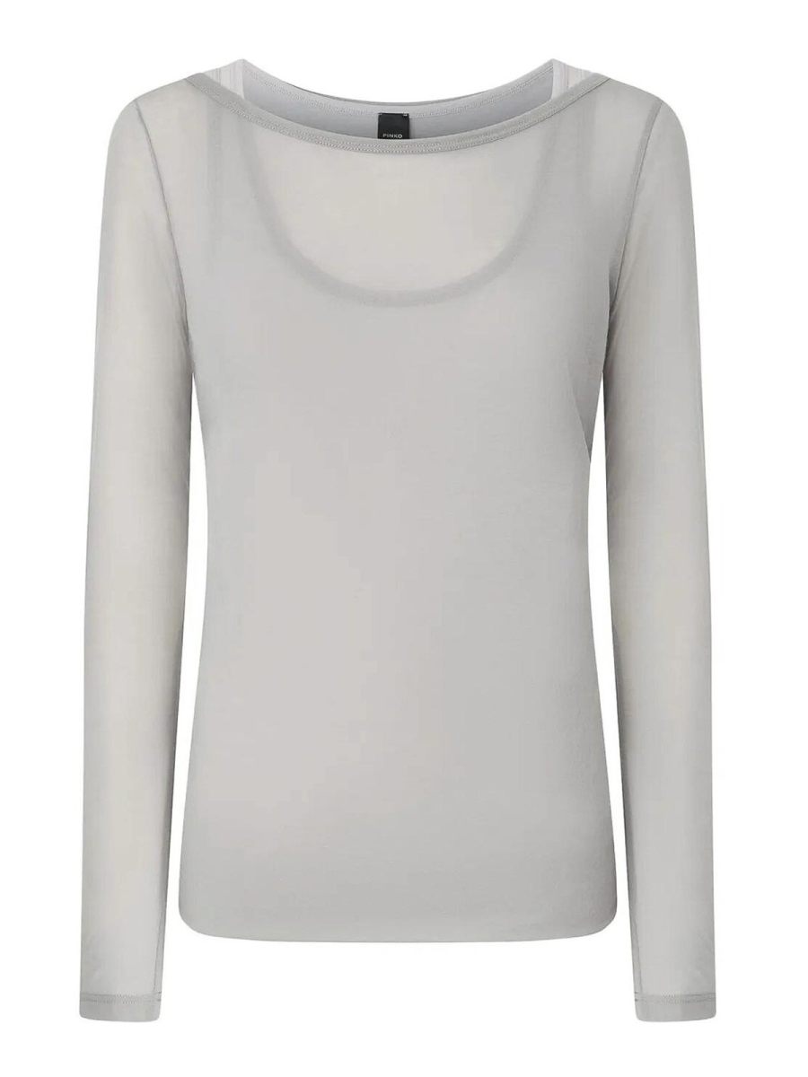 Pinko Pull Col Rond - Gris