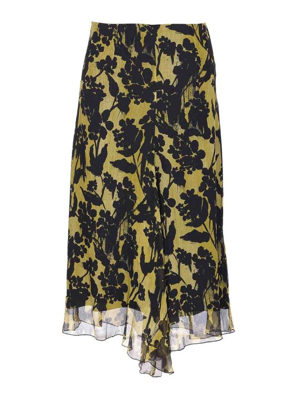 Victoria Beckham Jupe Midi - Vert