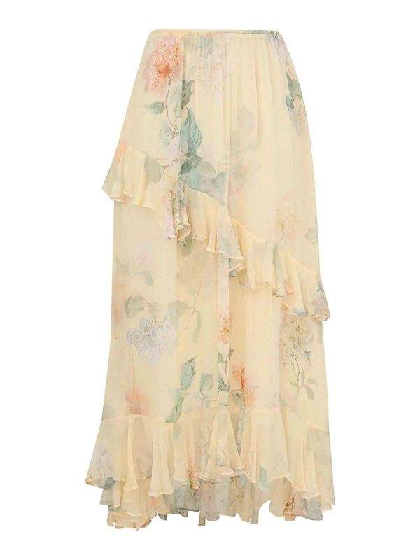 Zimmermann Jupe Midi - Beige