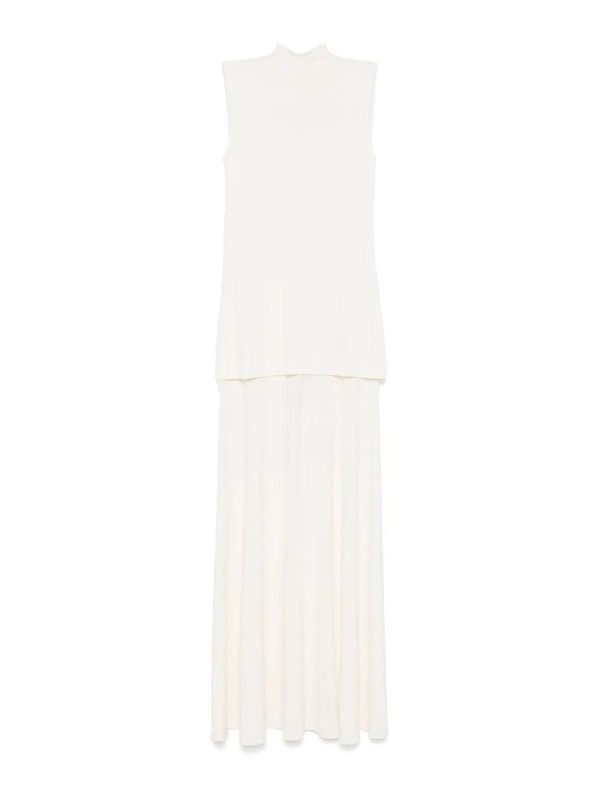 Jil Sander Robe Au Genou - Blanc