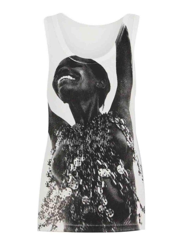 Paco Rabanne Top - Blanc