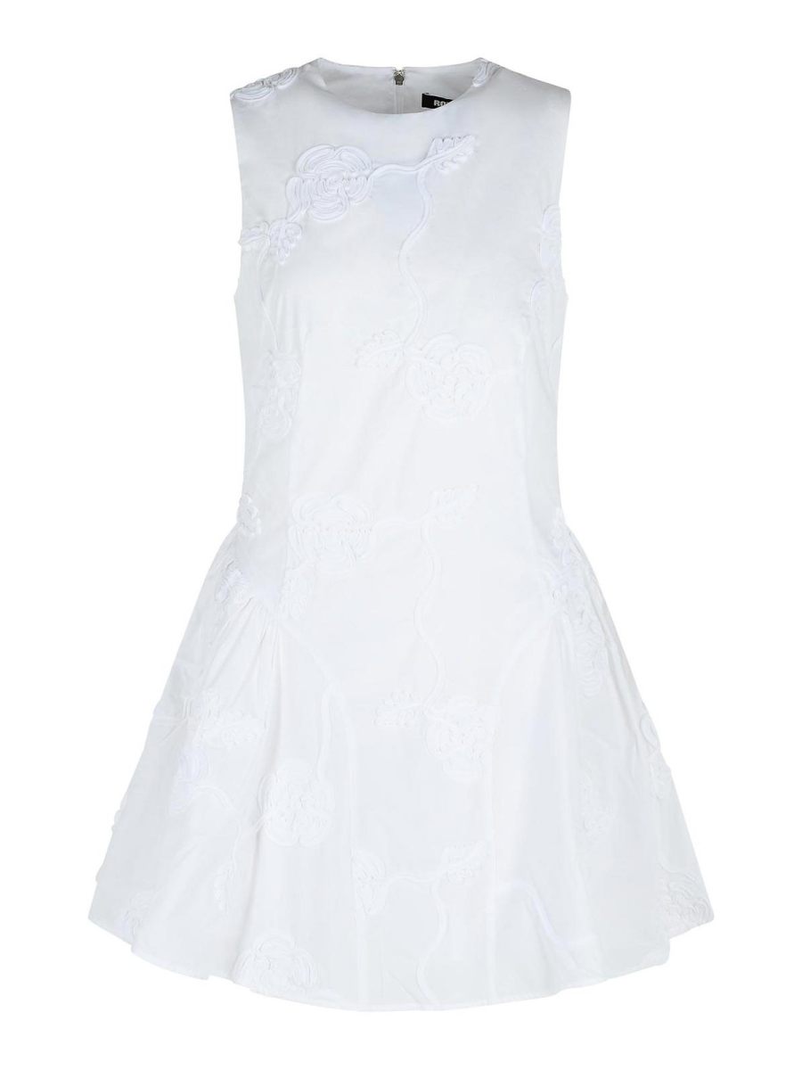 Rotate Birger Christensen Robe Courte - Blanc