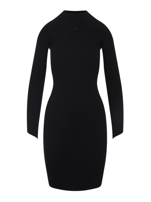 Courreges Robe Courte - Noir