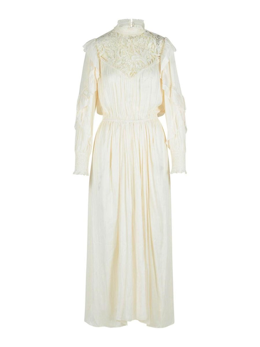Isabel Marant Robe Au Genou - Beige