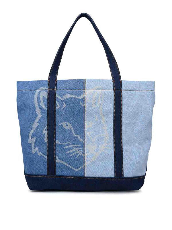 Maison Kitsuné Sac Bandoulière - Bleu Clair
