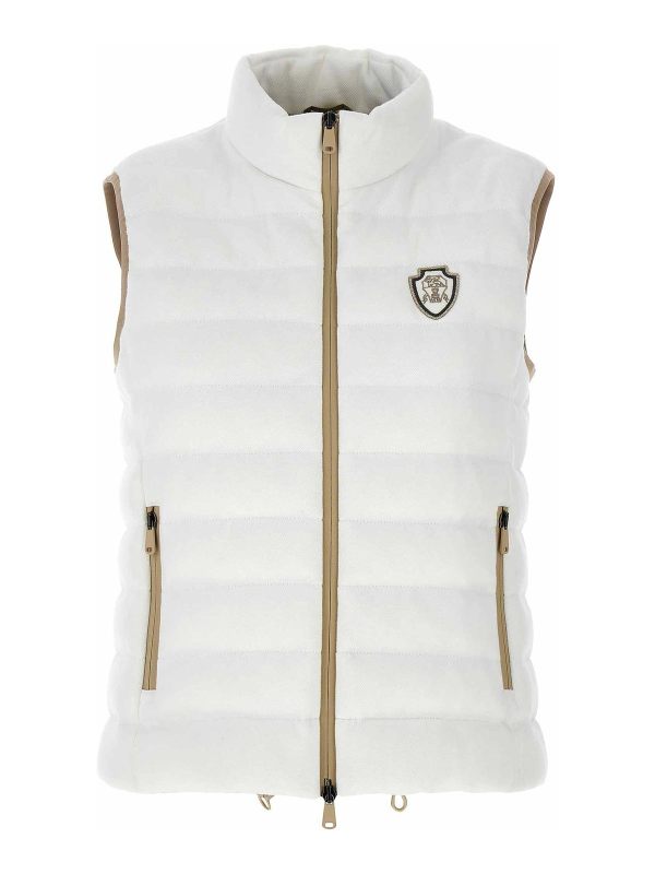 Brunello Cucinelli Gilet - Blanc