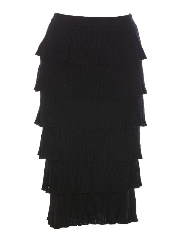 Moschino Jupe Midi - Noir
