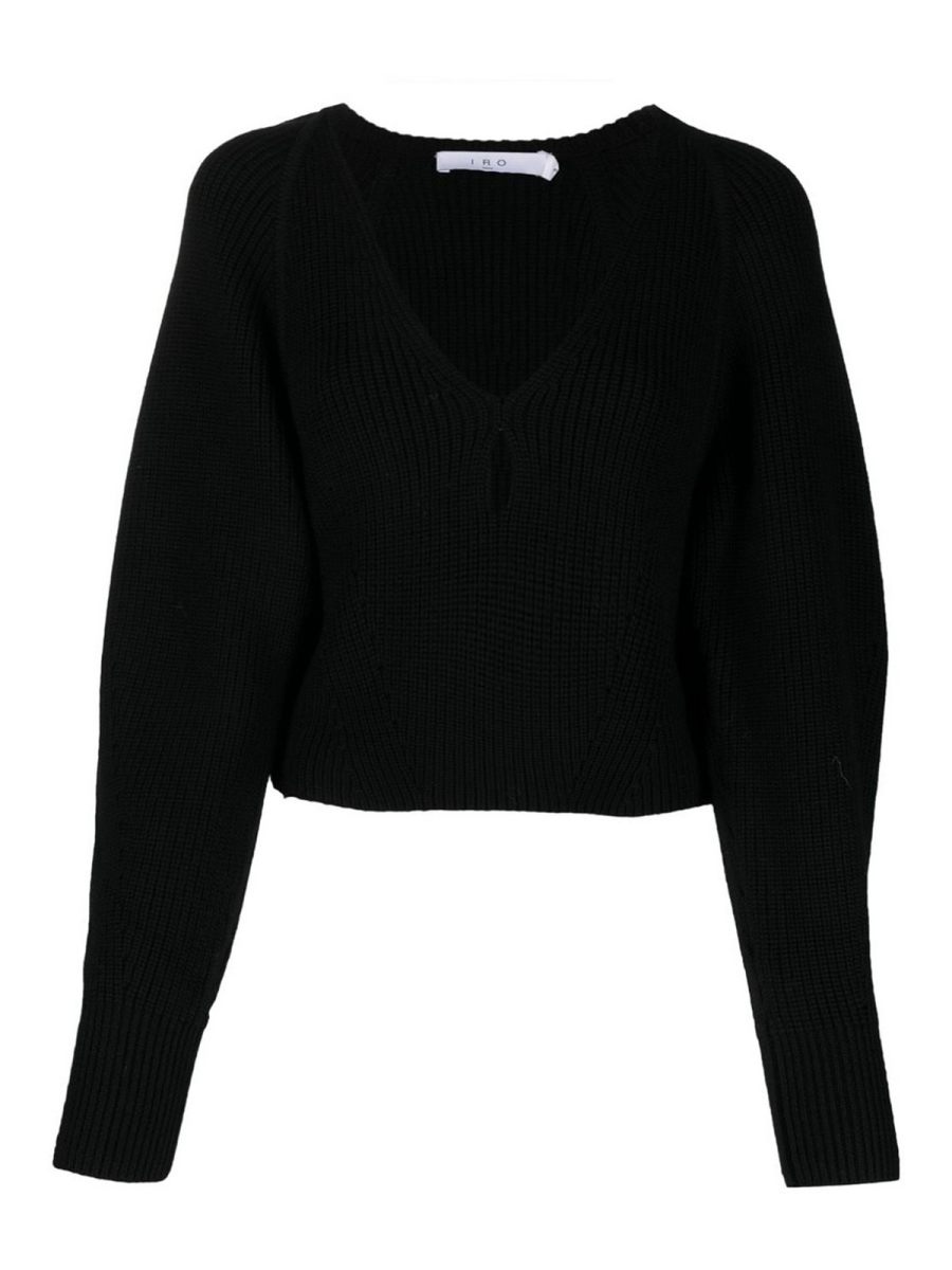 Iro Pull À Col V - Noir