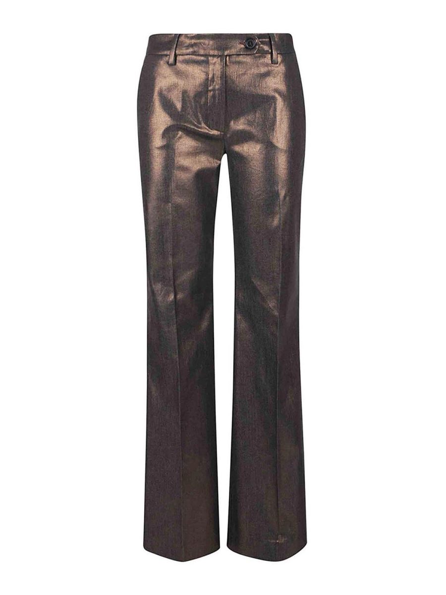 Tsolo Munkh Pantalons Décontractés - Marron