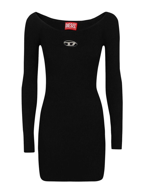 Diesel Pull Col Bateau - Noir