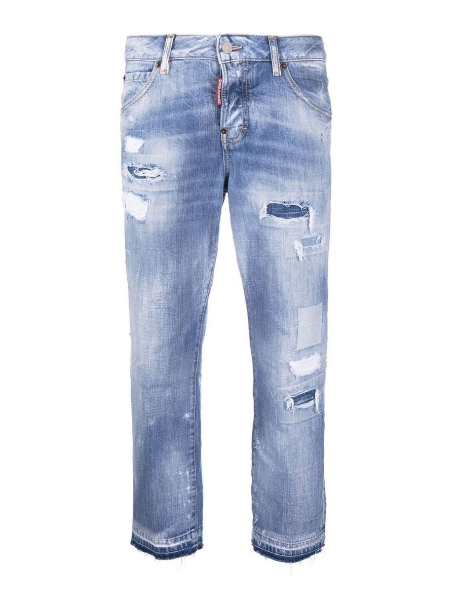 Dsquared2 Jean Droit - Clair Délavé