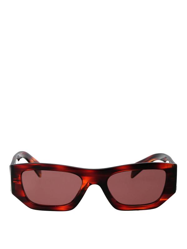 Prada Lunettes De Soleil - Rouge