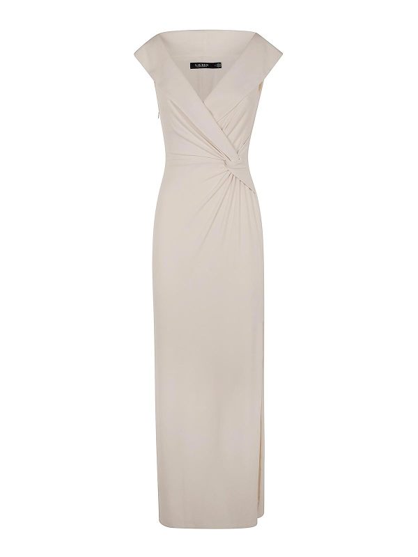 Lauren Ralph Lauren Robe Au Genou - Blanc