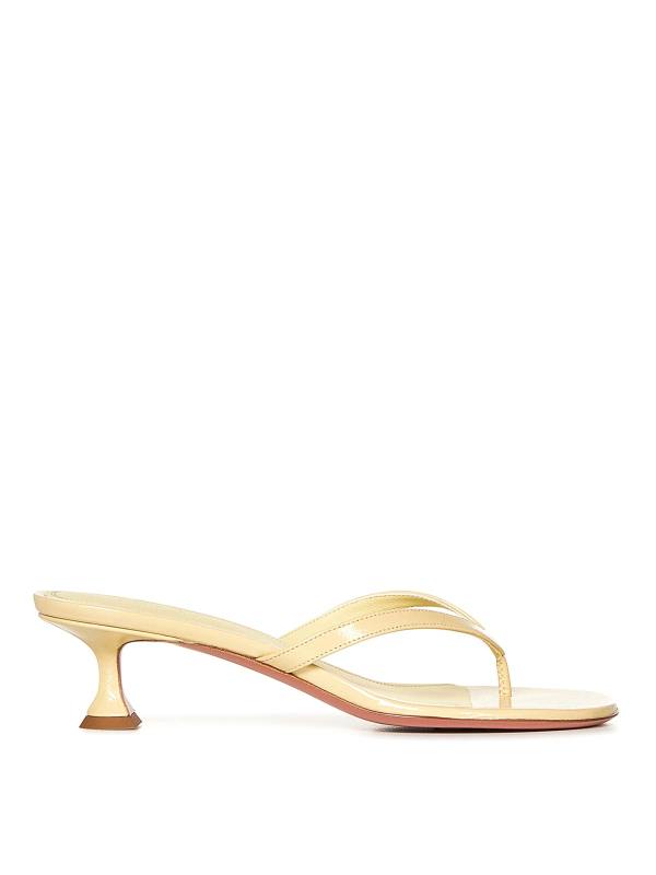 Amina Muaddi Sandales - Beige