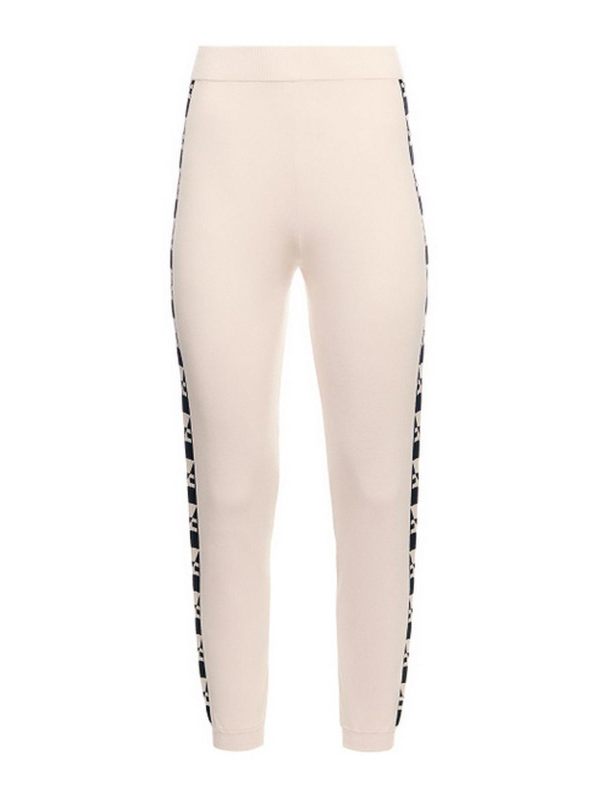 Elisabetta Franchi Pantalons Décontractés - Blanc