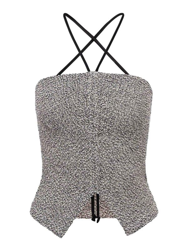 Nanushka Top - Gris
